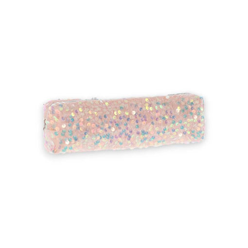 Picture of SEQUINS PENCIL CASE PEACH